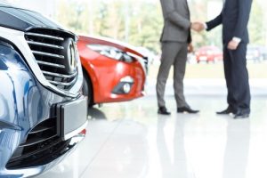 person leasing a car