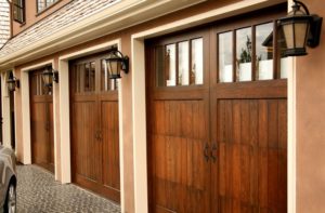 A three car garage
